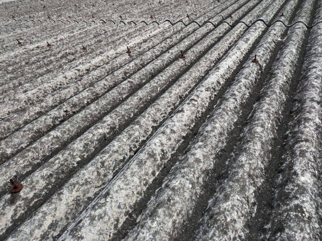 アスベスト屋根スレート波板