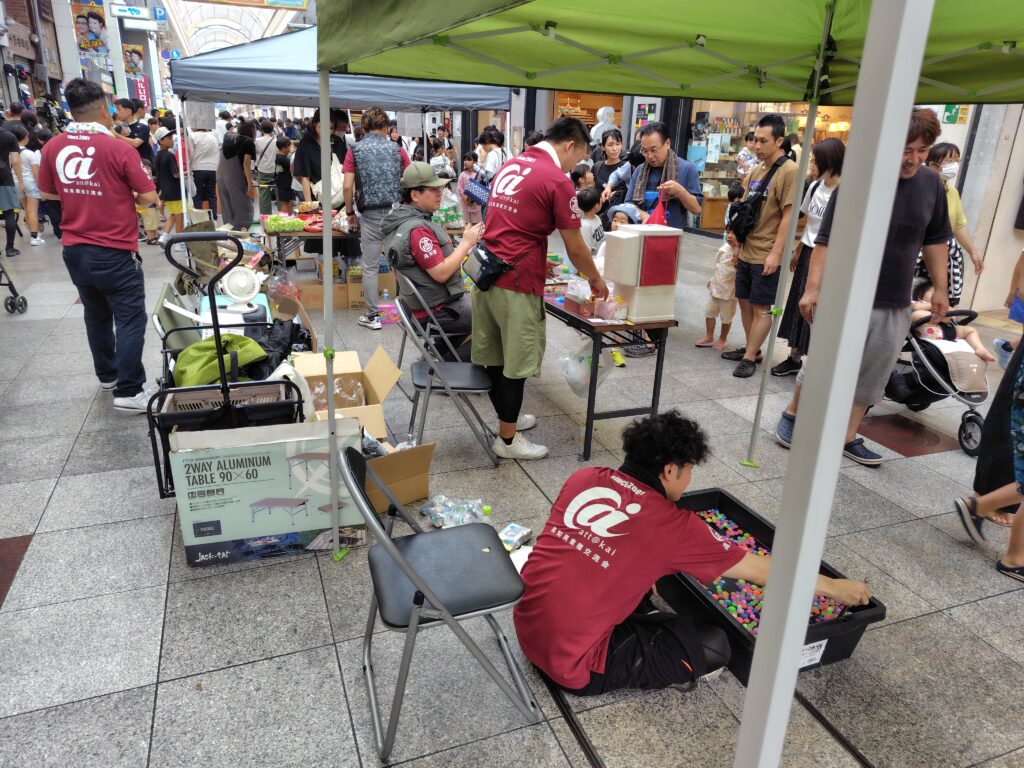 土曜夜市高知ボールすくい