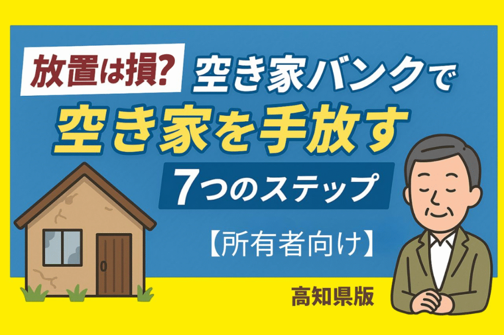 空き家バンクで空き家を手放す高知県版