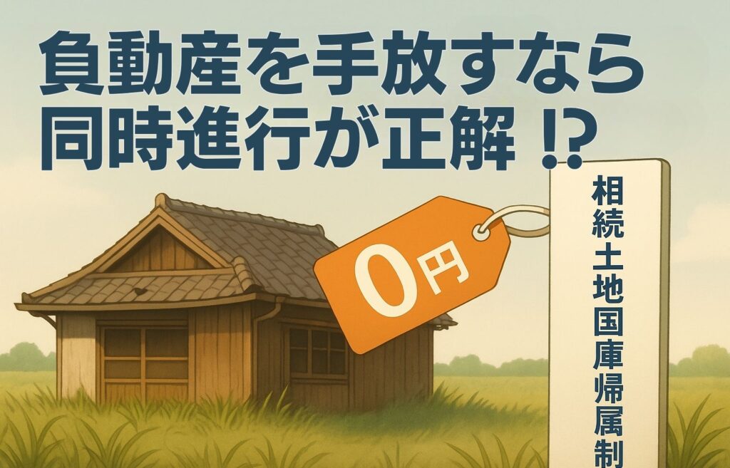 不動産を手放すなら0円譲渡と相続土地国庫帰属制度