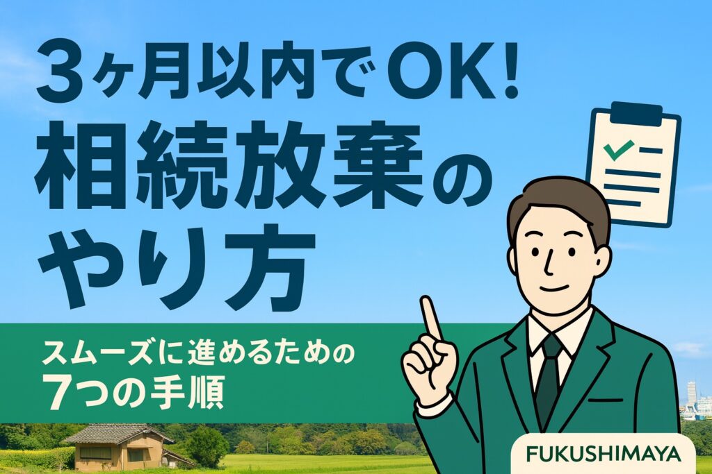 相続放棄3ヶ月