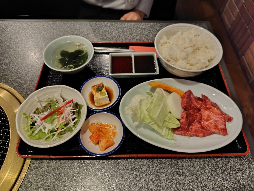 高知市焼肉天壇ランチメニュー