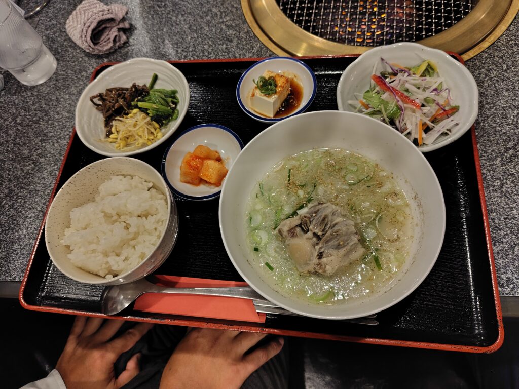高知市焼肉天壇ランチメニュー
