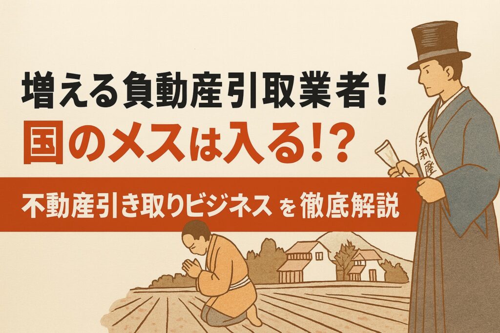 不動産引取り業者に国のメス