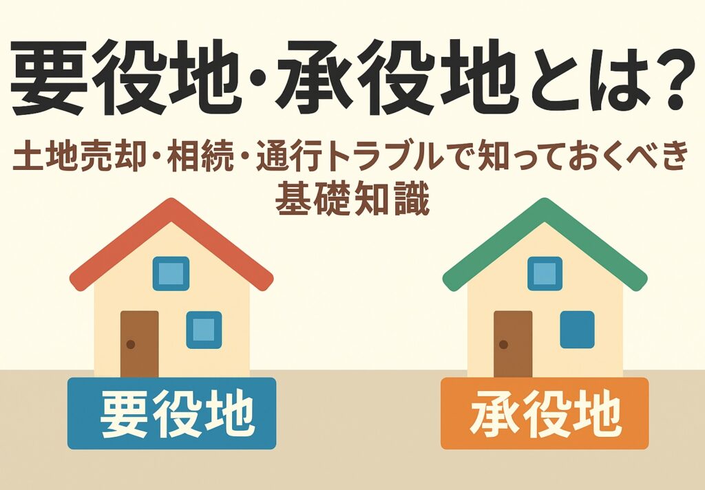 要役地と承役地の違い