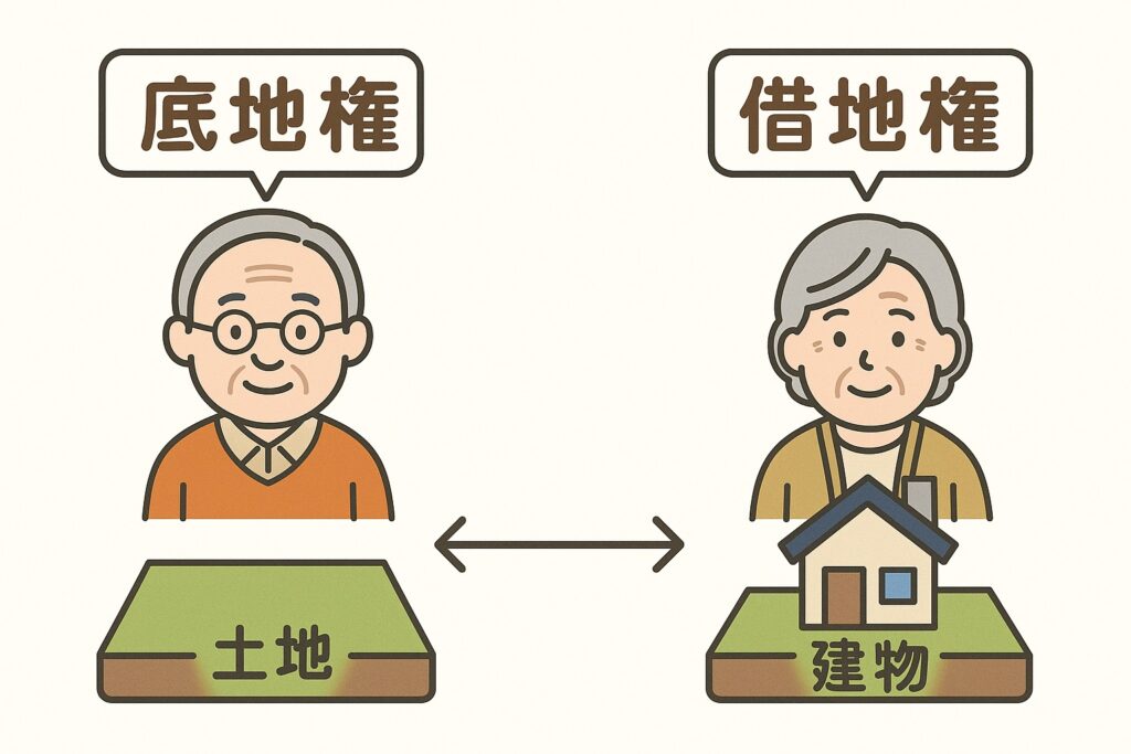 底地権高知イラスト