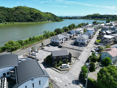 高知県南国市緑ヶ丘ドローン空撮