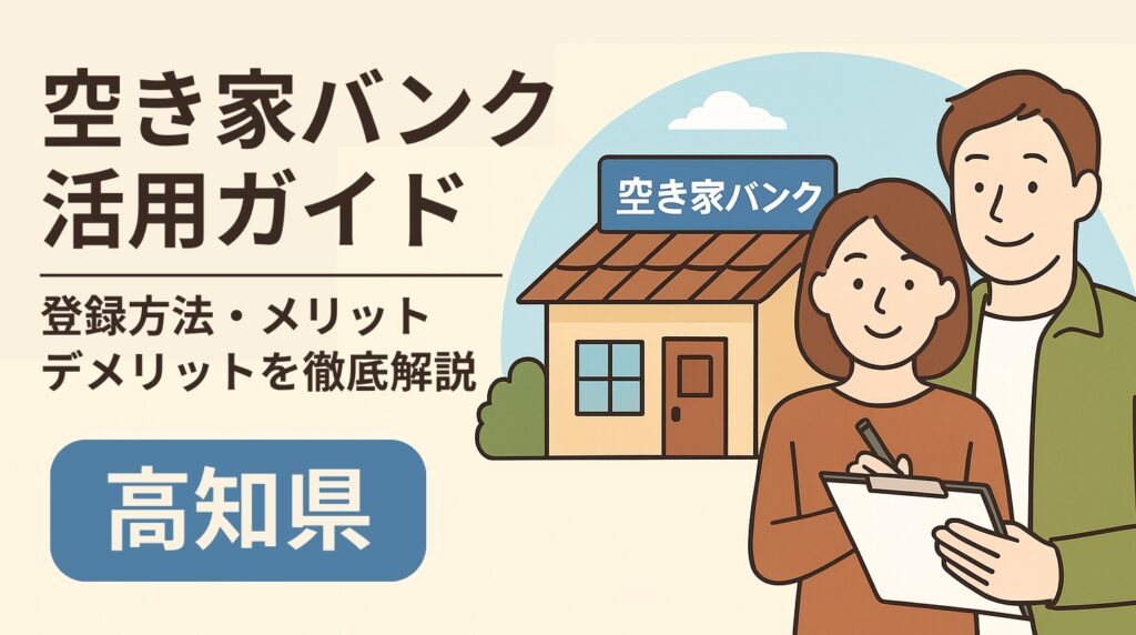 高知県空き家バンク登録方法