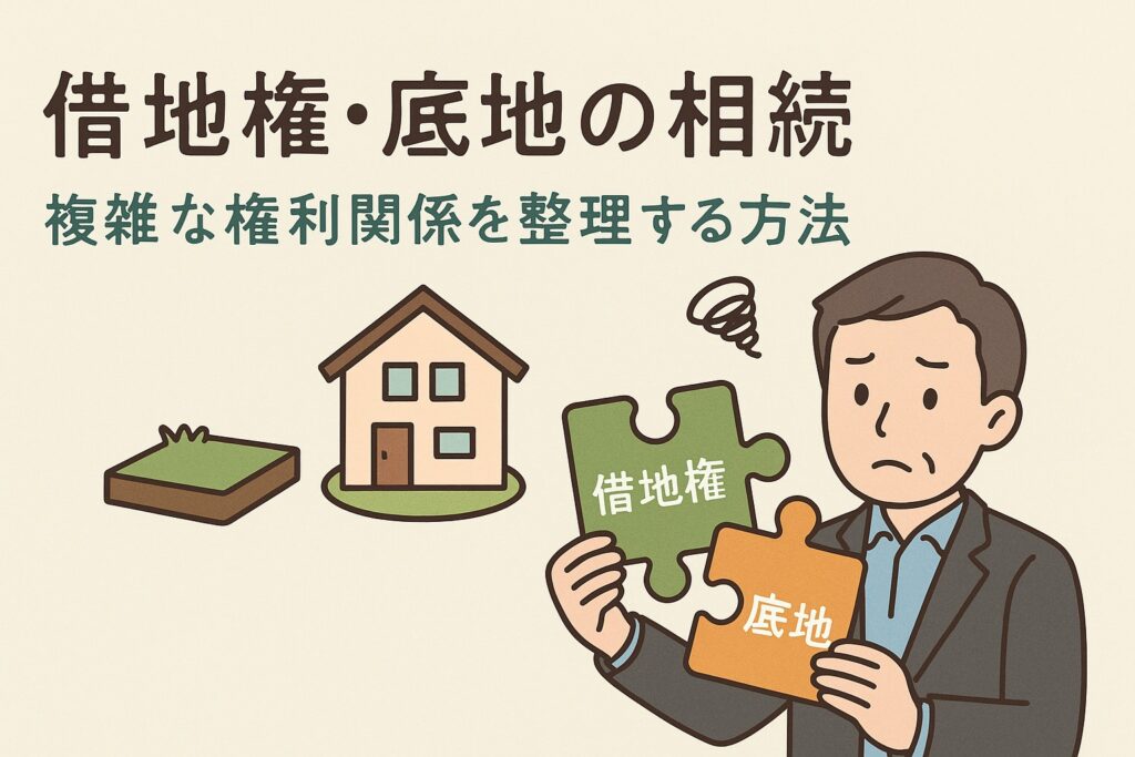 借地権・底地の相続｜複雑な権利関係を整理する方法