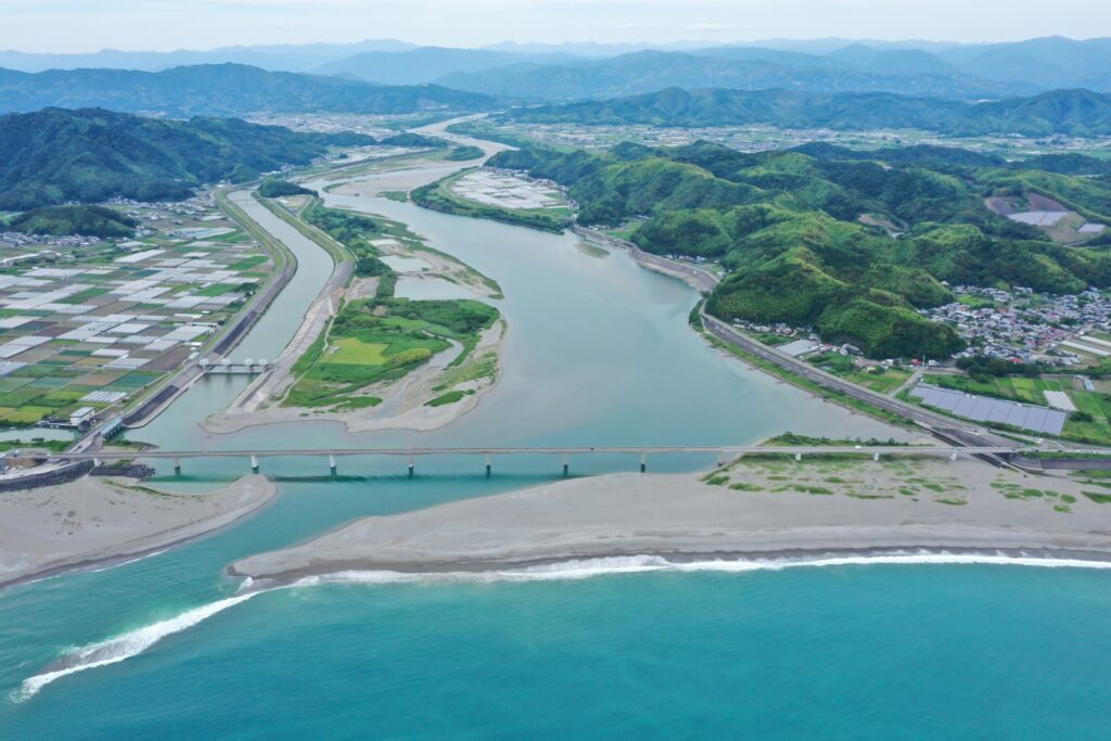 いの町仁淀川河口と南海トラフ巨大地震