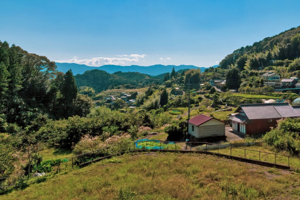 佐川町の山間部
