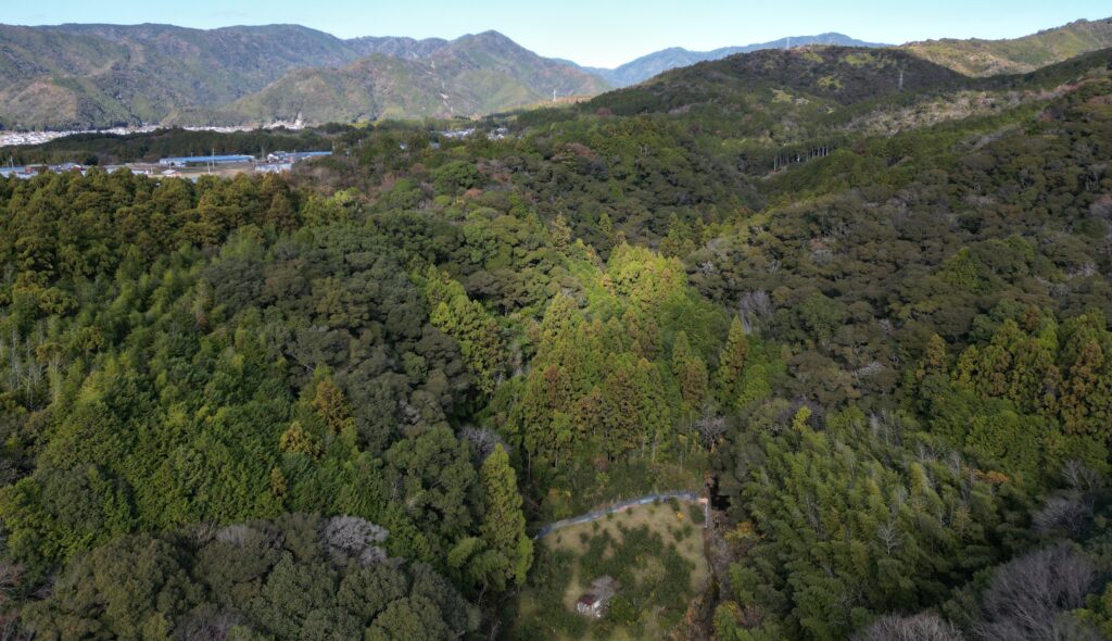 越知町にある売れない山林