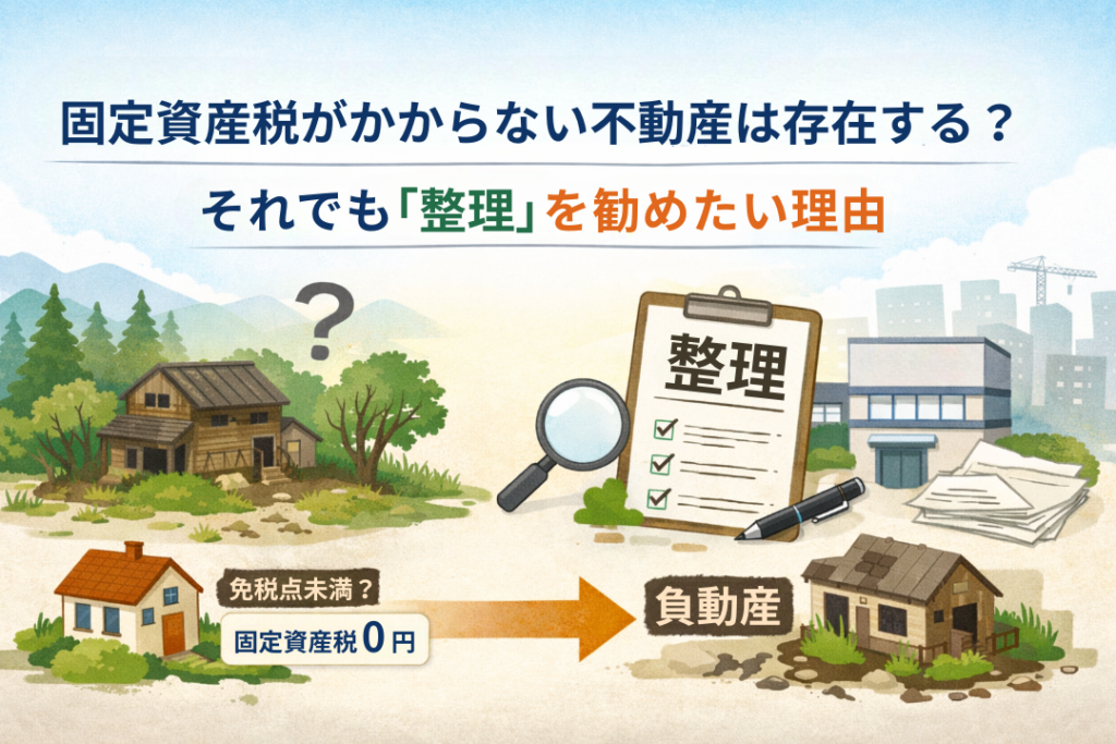 固定資産税が不要の不動産