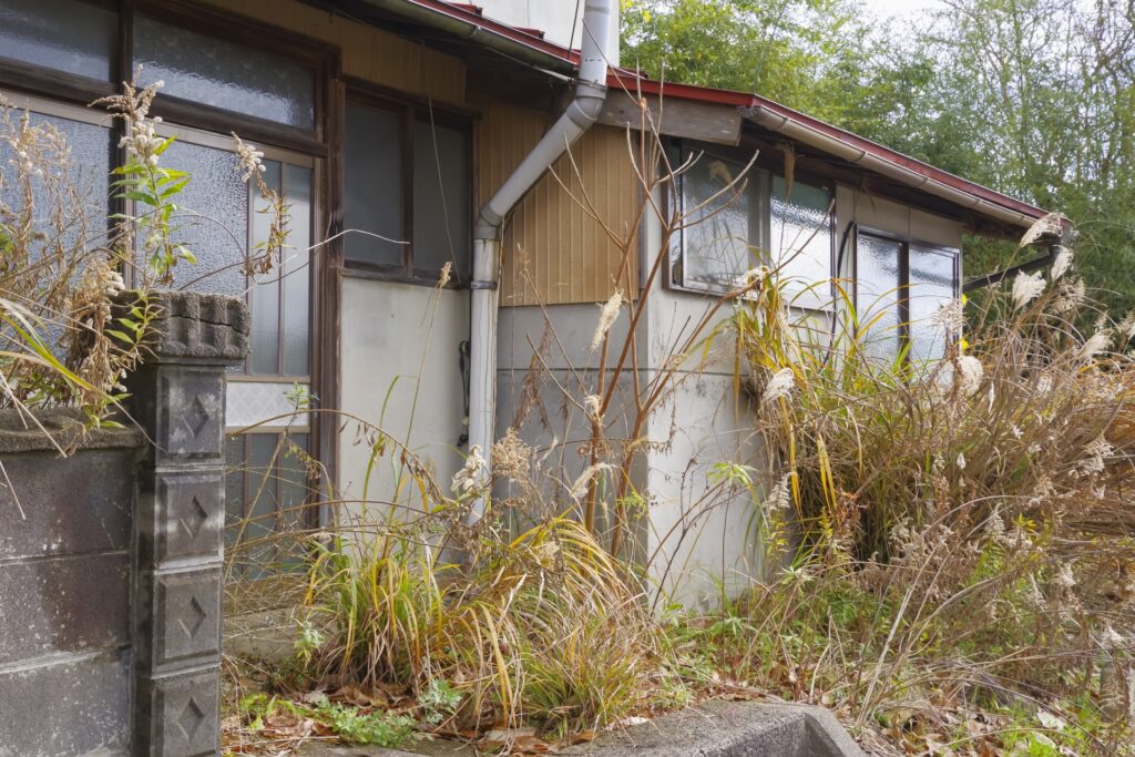 高知県の郡部にある古い空き家