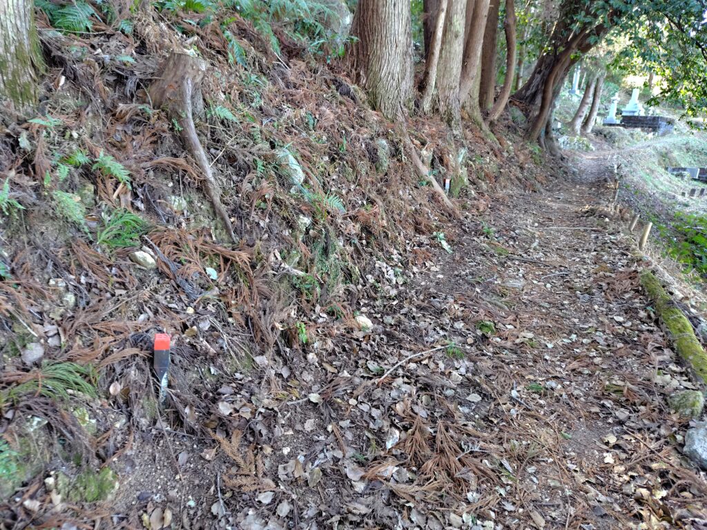 高知市五台山の遍路道