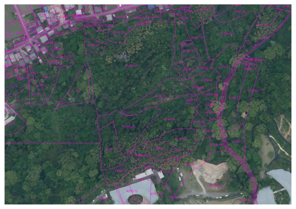 高知の山林場所特定支援