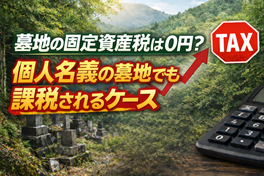 山林墓地の固定資産税0円