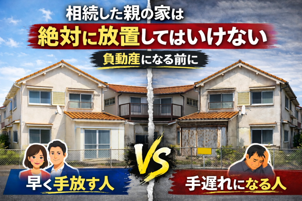 相続した家が負動産になる前に手放す方法