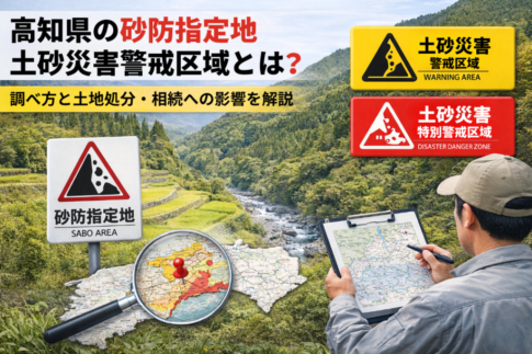 高知県の砂防指定地・土砂災害警戒区域