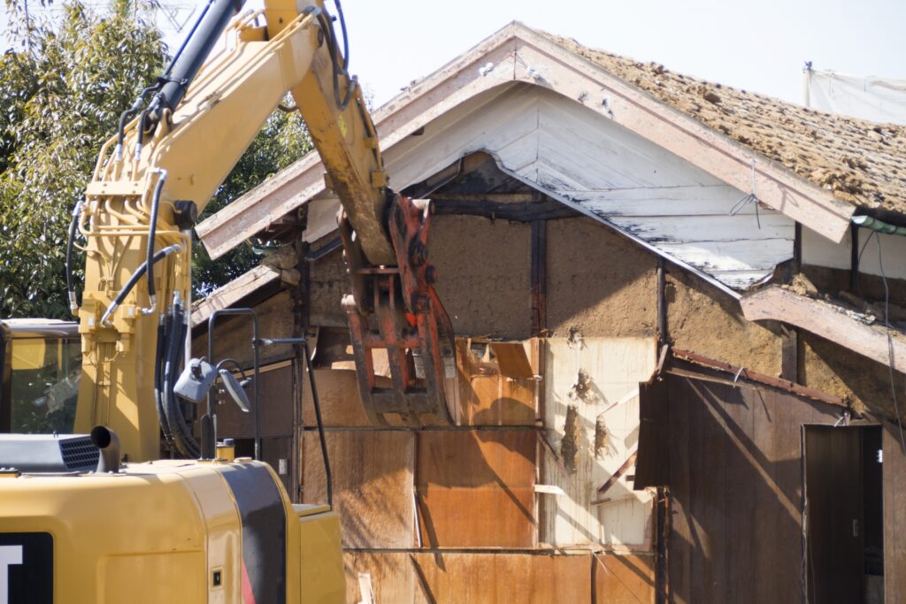 所有者不明の建物解体