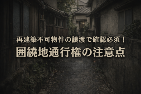 囲繞地通行権と建物譲渡の重要点
