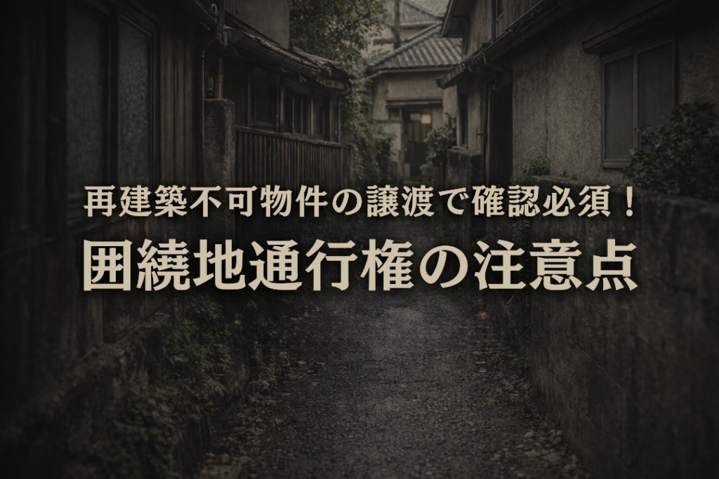 囲繞地通行権と建物譲渡の重要点