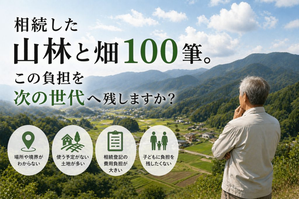 相続した山林と畑を処分する方法