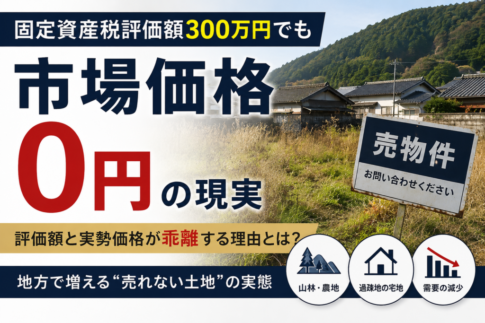 市場価格0円の価値のない不動産