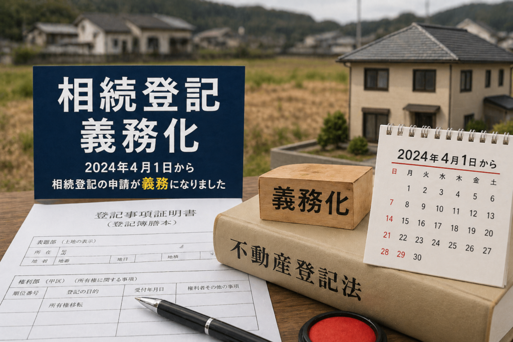2024年4月1日から相続登記が義務化されました