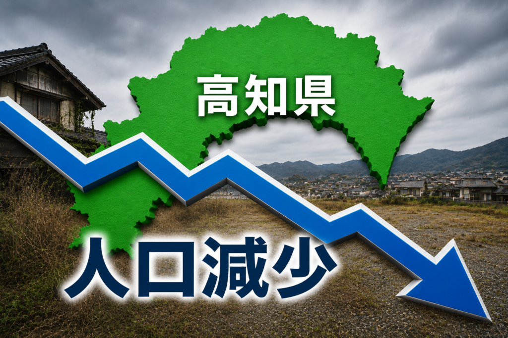 高知県の人口減少と土地需要の関係