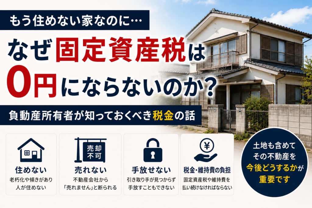 負動産所有者が知っておくべき固定資産税の仕組みと対策を解説