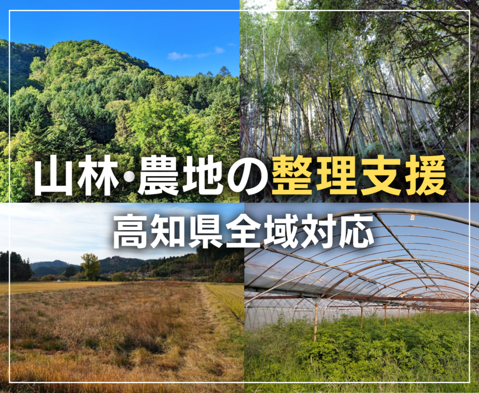 高知県の山林・農地の整理支援専門福島屋