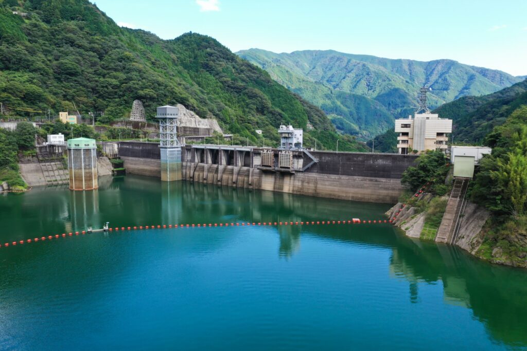 仁淀川町の大渡ダムの写真