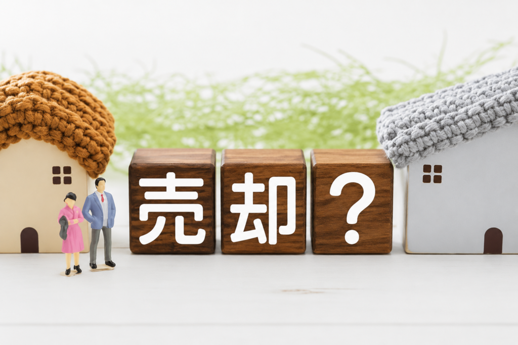 不動産を売却するか検討しているイメージ