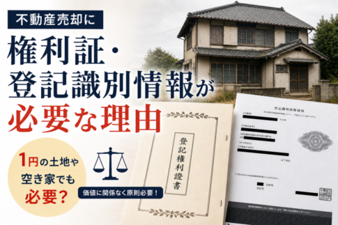不動産売却に権利証・登記識別情報が必要な理由|1円の土地や空き家でも原則必要