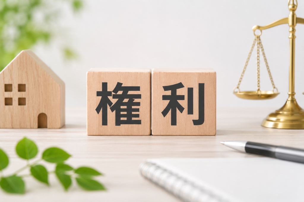 不動産整理は権利関係の整理から始めることを伝えるイメージ画像