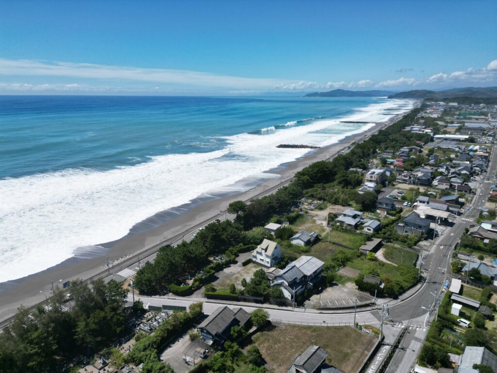 室戸市吉良川町甲のドローン空撮写真