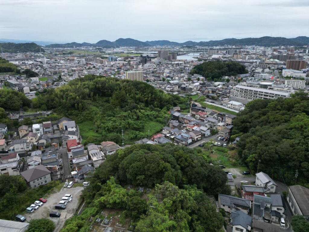 高知市薊野北町のドローン空撮写真